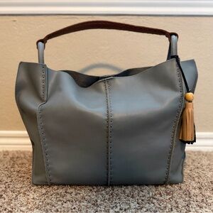 The Sak Los Feliz Large Leather Tote with Tassel